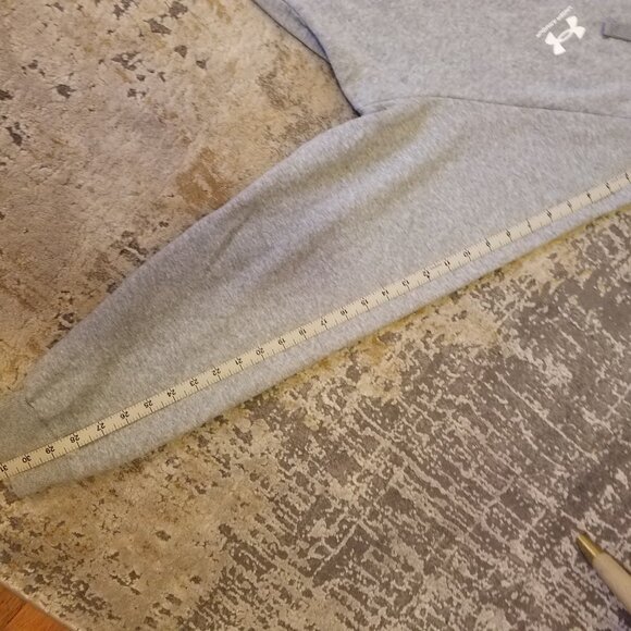 Under Armour Gray Zip-Up Hoodie, Men's XL - Picture 9 of 9